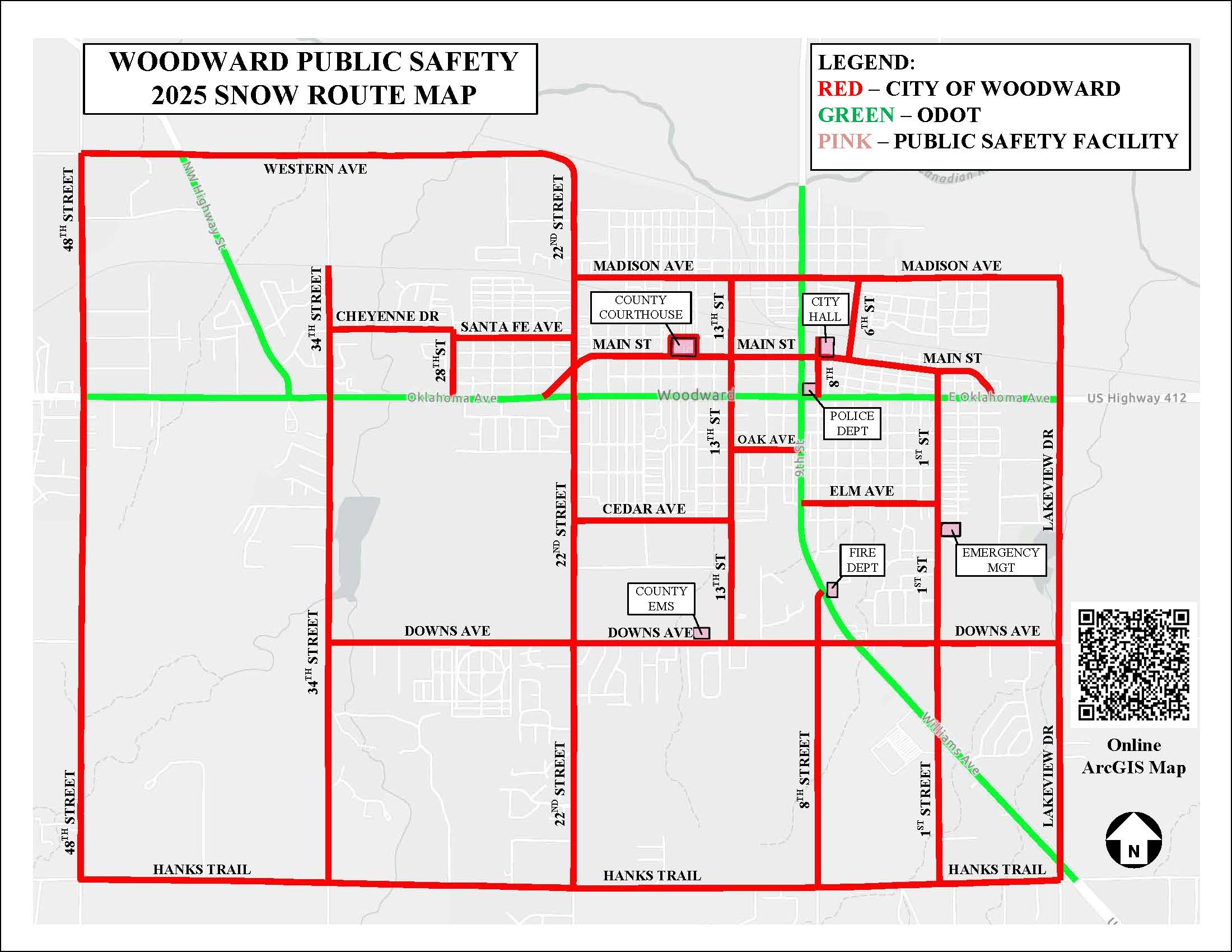 2025 Public Safety Snow Routes
